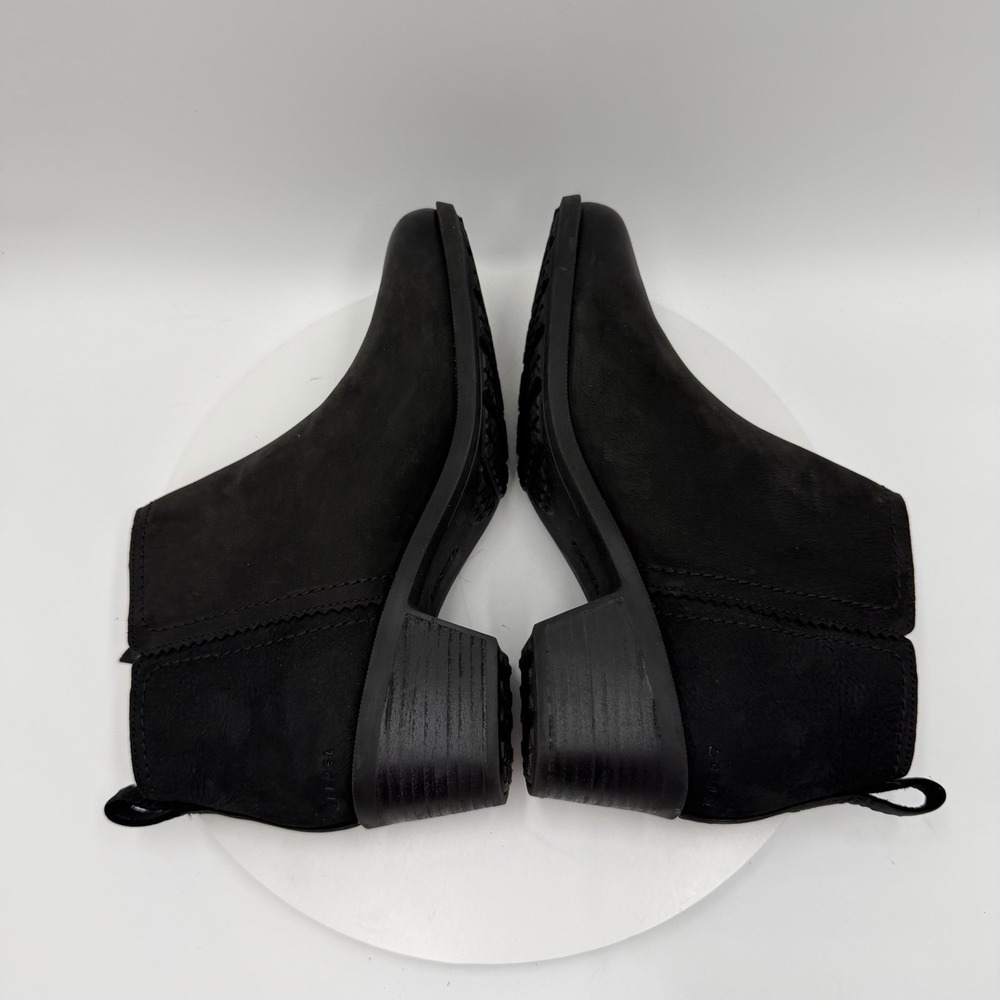 TEVA Anaya Black Waterproof Leather Ankle Boots/ Booties Women's Size 9.5 - Picture 4 of 8